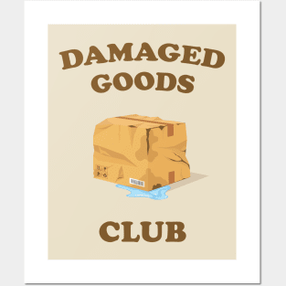 Damaged Goods Club - Trauma Humor Posters and Art